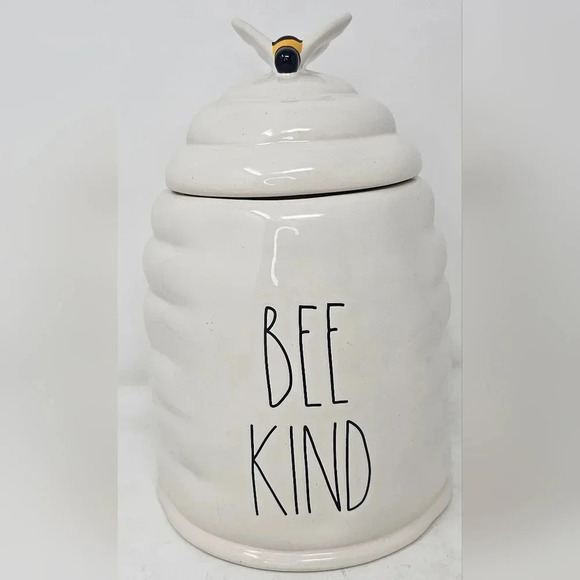 Rae Dunn Other - Rae Dunn Bee Kind Bee Hive 10" Cookie Jar Canister